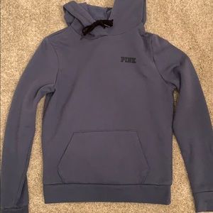Baby blue pink hoodie